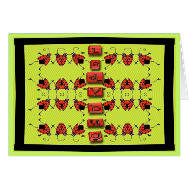 défilé d'insecte de dame (Devant horizontal)