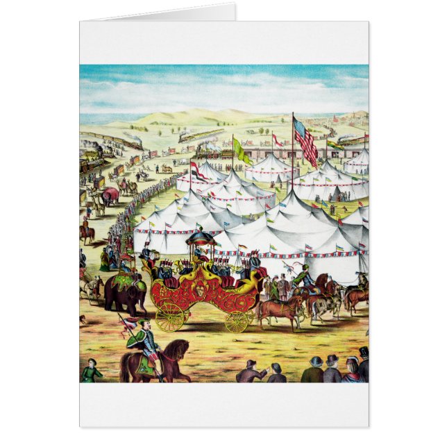 Défilé vintage de cirque (Devant)