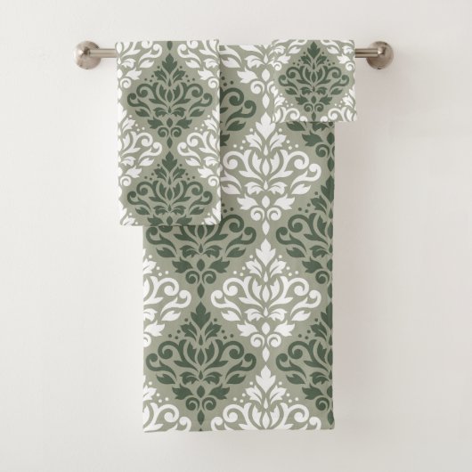 Défiler Damas Mixte Motif Vert Vert Vert Vert Vert (En situation)