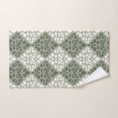 Défiler Damas Mixte Motif Vert Vert Vert Vert Vert (Serviette à main)