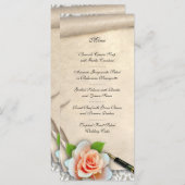 Défiler du menu mariage (Devant / Derrière)