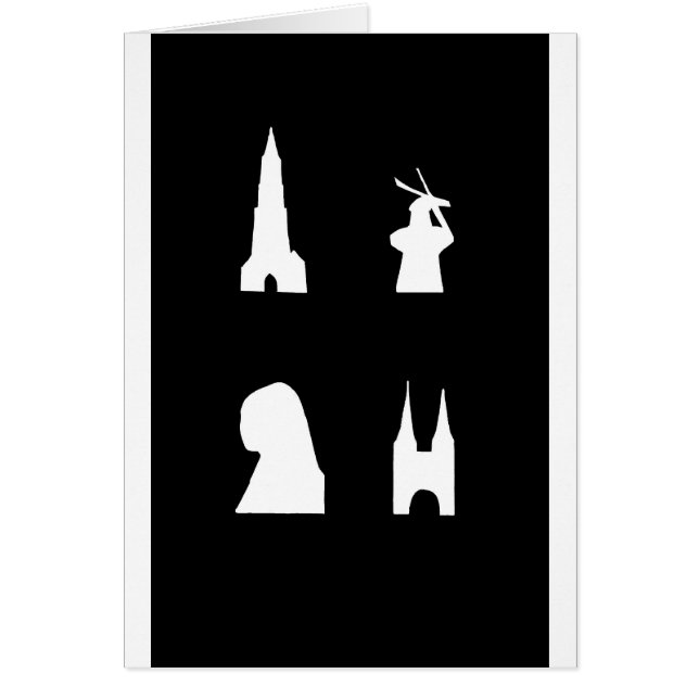 Défiler la silhouette sur le noir (Devant)