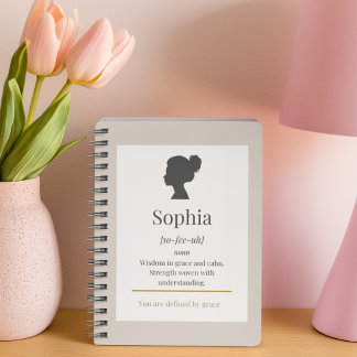 Defined by Name Spiral Notebook Notitieboek