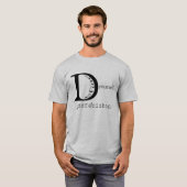 DefineYourselfLogoShirtGrey T-shirt (Voorkant volledig)