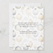 Definieer Stout Grappig Kind Foto Feestdagenkaart (Achterkant)