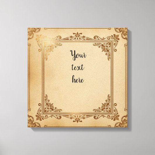 "Definieer uw nalatenschap" - Aangepaste Motivatie Canvas Afdruk (Voorkant)