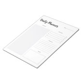 Définir 1 Bloc-notes de planificateur quotidien (Incliné)