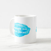 Definitely not paint water koffiemok (Voorkant links)