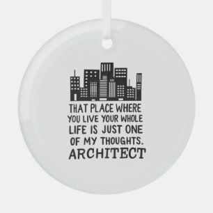 Definitie architect glas ornament