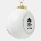 Definitie architect keramische bal ornament (Links)
