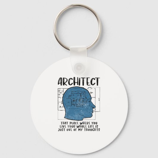 Definitie architect sleutelhanger (Voorkant)