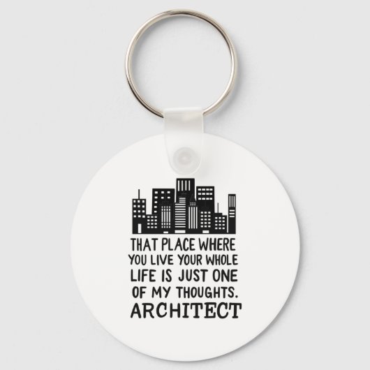 Definitie architect sleutelhanger (Voorkant)