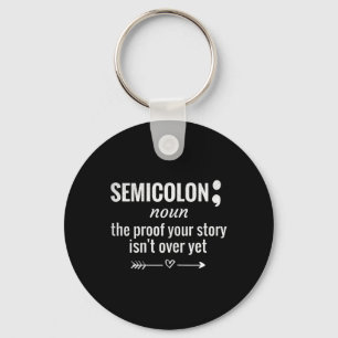 Definitie Bewustzijn Semicolon Zelfmoordpreventie Sleutelhanger