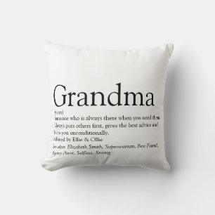 Definitie foto grootste oma oma kussen