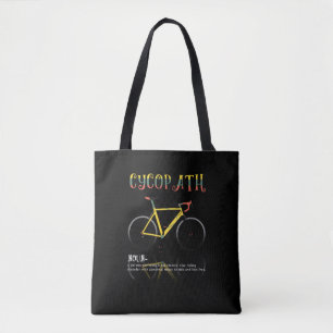 Definitie Funny Cycling Addict Gift for Draagtas