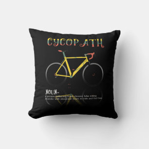 Definitie Funny Cycling Addict Gift for Kussen