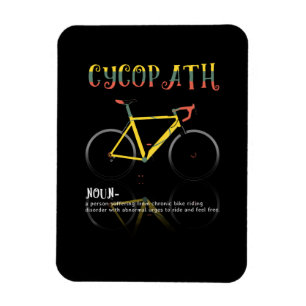 Definitie Funny Cycling Addict Gift for Magneet