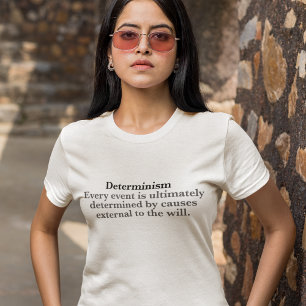 Definitie 'Geen vrije wil' vrouwen T-shirt