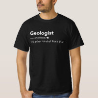 Definitie Geologist Nutritional Geology Rock Star