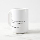 Definitie koffie-Mok Koffiemok (Voorkant links)