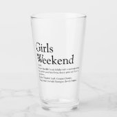 Definitie Meidenavond Persoonlijk Glas (Voorkant)