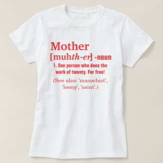 Definitie moeder t-shirt