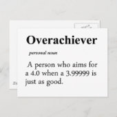 Definitie overtreffen briefkaart (Voorkant / Achterkant)