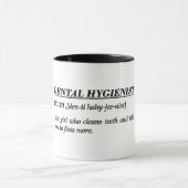 Definitie tandheelkundige hygiënist mok (Midden)