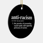 Definitie tegen racisme keramisch ornament (Rechts)