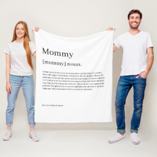 Definitie uw eigen, persoonlijk gepersonaliseerde fleece deken