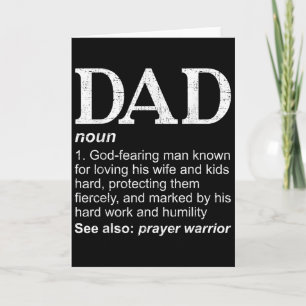 Definitie vader Vaderdag Vader christelijke papa Kaart