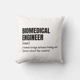 Definitie van Biomedische Technologie Humor Kussen