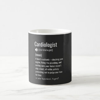 Definitie van cardioloog koffiemok