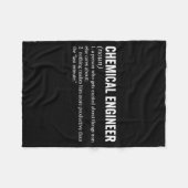 Definitie van chemisch ingenieur beroepstechniek fleece deken (Voorkant (Horizontaal))