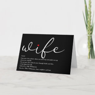 Definitie van de allerbeste vrouw ter wereld Chic Kaart