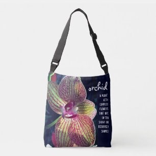 Definitie van de Orchid Flower Lover Crossbody Tas