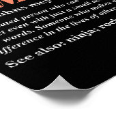 Definitie van Difference Maker Poster (Hoek)