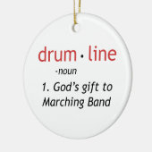 Definitie van Drumline Keramisch Ornament (Links)