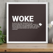 Definitie van echte woke poster