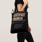 Definitie van een Aerospace Engineer Gift Idea Draagtas (Dichtbij)