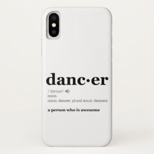 Definitie van een danser iPhone x hoesje