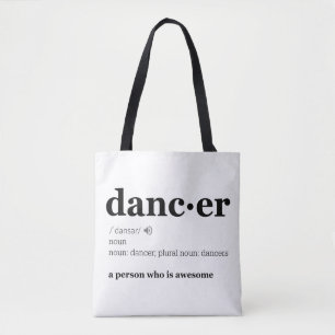 Definitie van een danser draagtas