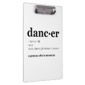 Definitie van een danser klembord (Rechts)