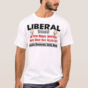 Definitie van een liberaal t-shirt