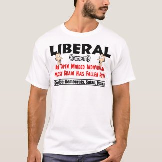 Definitie van een liberaal t-shirt