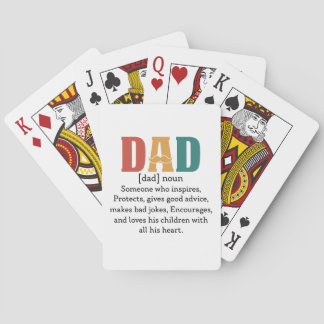 Definitie van een vader pokerkaarten