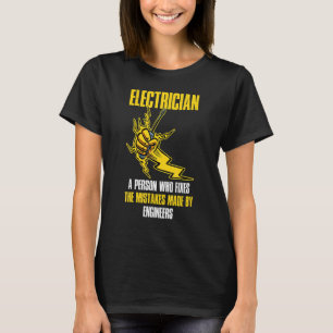 Definitie van elektricien t-shirt