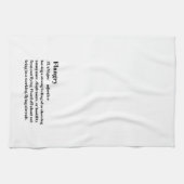 Definitie van flenzen  theedoek (Horizontaal)