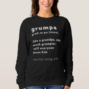 Definitie van Grumpa Alleen Veel Gruwelijker Manne Trui
