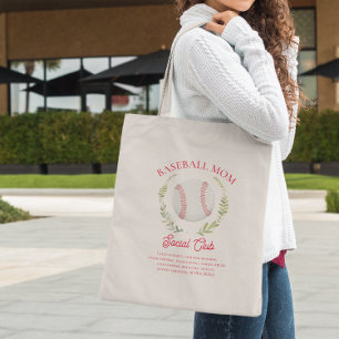 Definitie van honkbalmoeder   Sociale Club Tote Bag